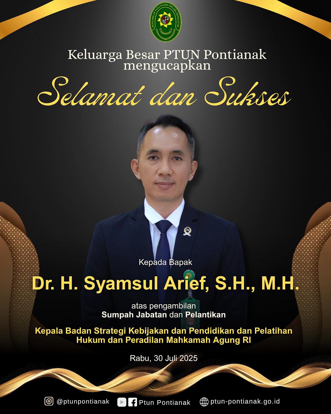 Dr. H. Syamsul Arief, S.H., M.H.