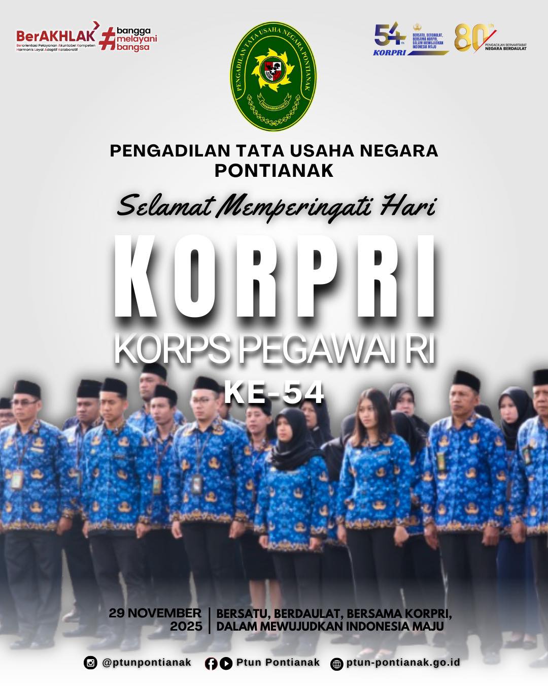 SELAMAT HARI KORPRI KE-54