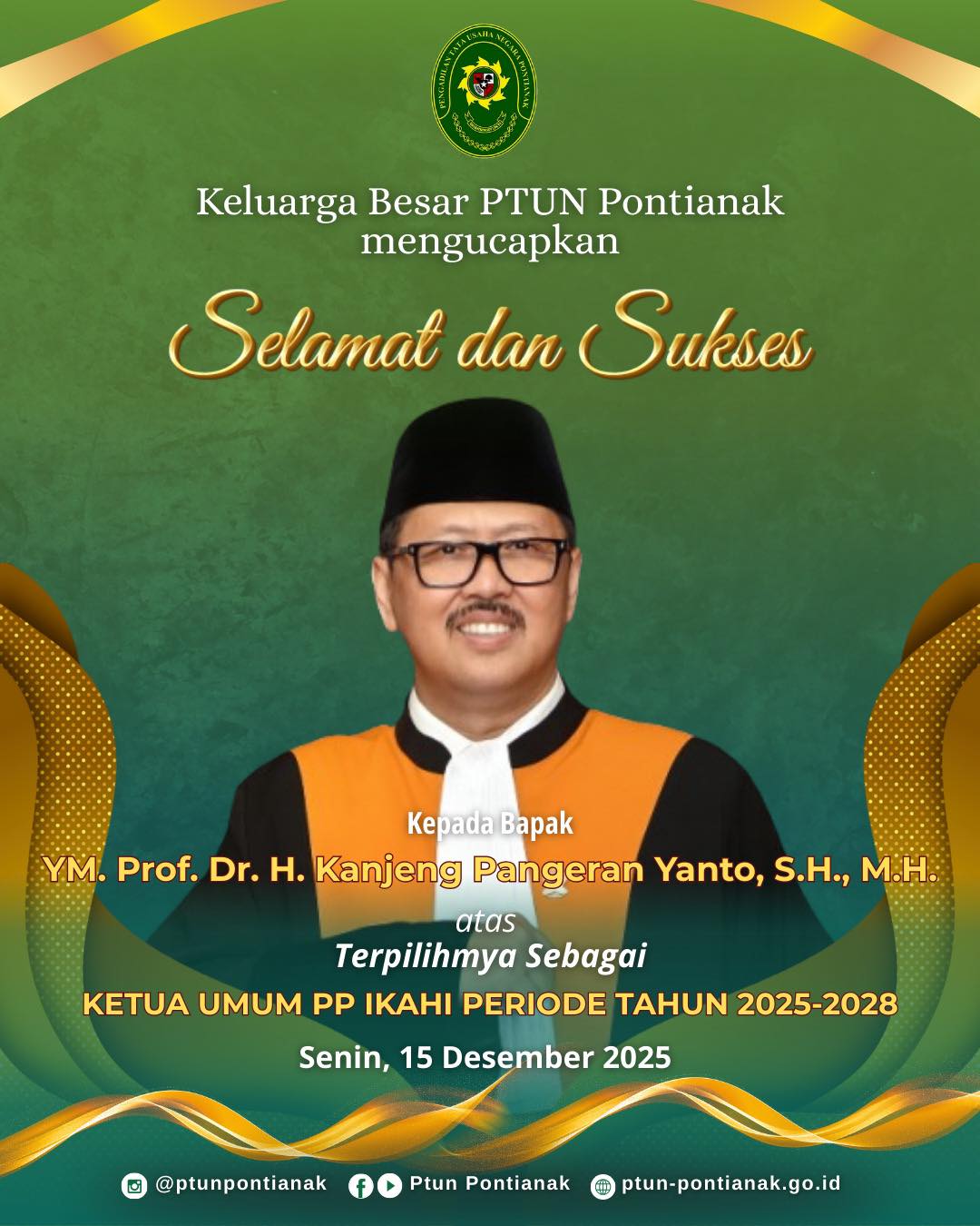 YM. Prof. Dr. H. Kanjeng Pangeran Yanto, S.H., M.H