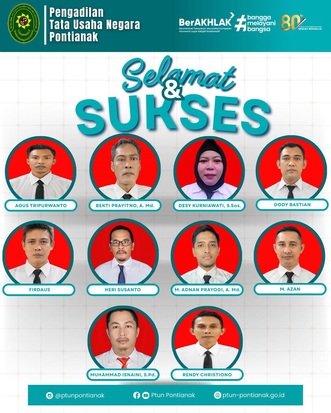 Pegawai Pemerintah dengan Perjanjian Kerja (PPPK) yang telah resmi diambil sumpah/janjinya.